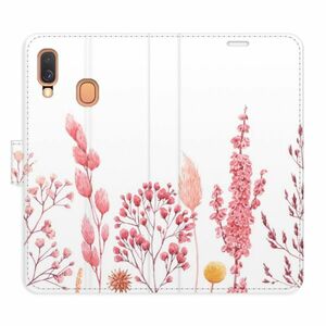 Flipové pouzdro iSaprio - Pink Flowers 03 - Samsung Galaxy A40 obraz