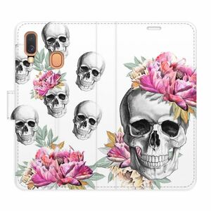 Flipové pouzdro iSaprio - Crazy Skull - Samsung Galaxy A40 obraz