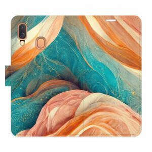 Flipové pouzdro iSaprio - Blue and Orange - Samsung Galaxy A40 obraz