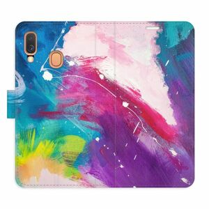 Flipové pouzdro iSaprio - Abstract Paint 05 - Samsung Galaxy A40 obraz
