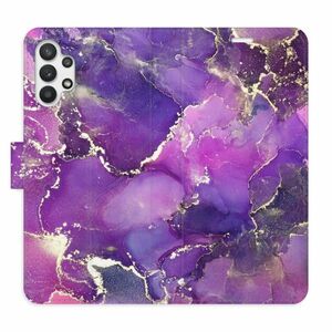 Flipové pouzdro iSaprio - Purple Marble - Samsung Galaxy A32 5G obraz