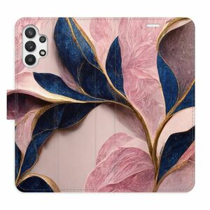 Flipové pouzdro iSaprio - Pink Leaves - Samsung Galaxy A32 5G obraz