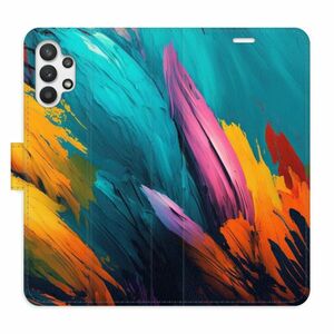 Flipové pouzdro iSaprio - Orange Paint 02 - Samsung Galaxy A32 5G obraz
