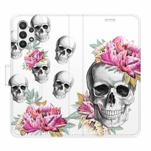 Flipové pouzdro iSaprio - Crazy Skull - Samsung Galaxy A32 obraz