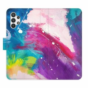 Flipové pouzdro iSaprio - Abstract Paint 05 - Samsung Galaxy A32 obraz