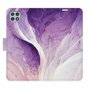 Flipové pouzdro iSaprio - Purple Paint - Samsung Galaxy A22 5G obraz