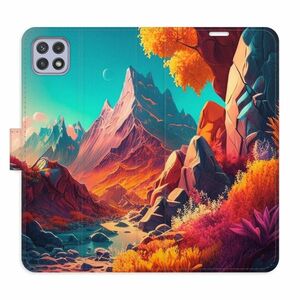 Flipové pouzdro iSaprio - Colorful Mountains - Samsung Galaxy A22 5G obraz