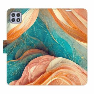 Flipové pouzdro iSaprio - Blue and Orange - Samsung Galaxy A22 5G obraz