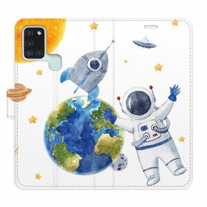 Flipové pouzdro iSaprio - Space 06 - Samsung Galaxy A21s obraz