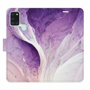 Flipové pouzdro iSaprio - Purple Paint - Samsung Galaxy A21s obraz
