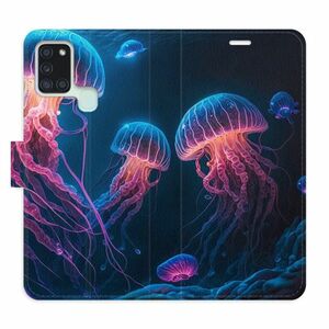 Flipové pouzdro iSaprio - Jellyfish - Samsung Galaxy A21s obraz