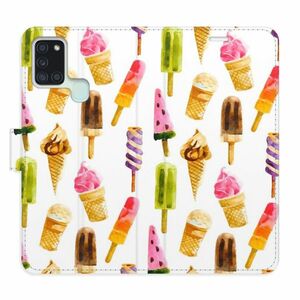 Flipové pouzdro iSaprio - Ice Cream Pattern - Samsung Galaxy A21s obraz
