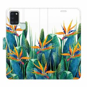 Flipové pouzdro iSaprio - Exotic Flowers 02 - Samsung Galaxy A21s obraz