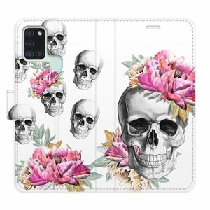 Flipové pouzdro iSaprio - Crazy Skull - Samsung Galaxy A21s obraz