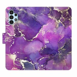 Flipové pouzdro iSaprio - Purple Marble - Samsung Galaxy A13 / A13 5G obraz