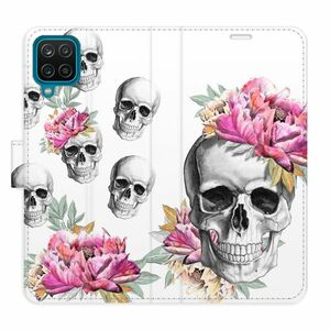 Flipové pouzdro iSaprio - Crazy Skull - Samsung Galaxy A12 obraz