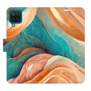 Flipové pouzdro iSaprio - Blue and Orange - Samsung Galaxy A12 obraz