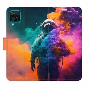 Flipové pouzdro iSaprio - Astronaut in Colours 02 - Samsung Galaxy A12 obraz