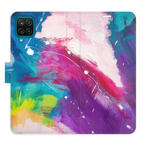 Flipové pouzdro iSaprio - Abstract Paint 05 - Samsung Galaxy A12 obraz