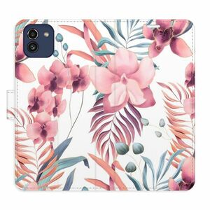 Flipové pouzdro iSaprio - Pink Flowers 02 - Samsung Galaxy A03 obraz