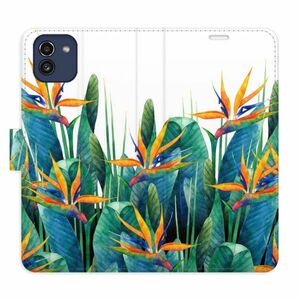Flipové pouzdro iSaprio - Exotic Flowers 02 - Samsung Galaxy A03 obraz