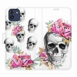 Flipové pouzdro iSaprio - Crazy Skull - Samsung Galaxy A03 obraz