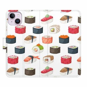 Flipové pouzdro iSaprio - Sushi Pattern 02 - iPhone 14 Plus obraz