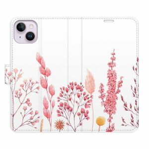 Flipové pouzdro iSaprio - Pink Flowers 03 - iPhone 14 Plus obraz
