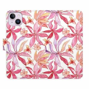 Flipové pouzdro iSaprio - Flower Pattern 10 - iPhone 14 Plus obraz