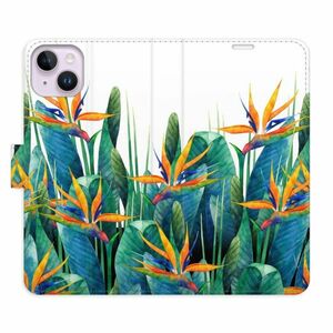 Flipové pouzdro iSaprio - Exotic Flowers 02 - iPhone 14 Plus obraz