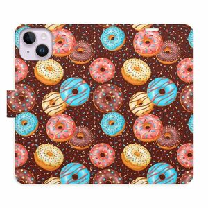 Flipové pouzdro iSaprio - Donuts Pattern - iPhone 14 Plus obraz