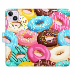 Flipové pouzdro iSaprio - Donuts Pattern 02 - iPhone 14 Plus obraz