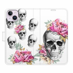 Flipové pouzdro iSaprio - Crazy Skull - iPhone 14 Plus obraz