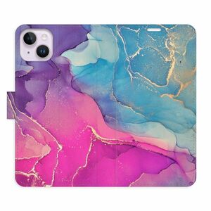 Flipové pouzdro iSaprio - Colour Marble 02 - iPhone 14 Plus obraz
