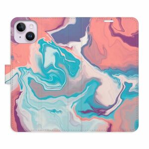 Flipové pouzdro iSaprio - Abstract Paint 06 - iPhone 14 Plus obraz