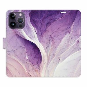 Flipové pouzdro iSaprio - Purple Paint - iPhone 14 Pro Max obraz