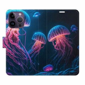 Flipové pouzdro iSaprio - Jellyfish - iPhone 14 Pro Max obraz