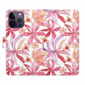 Flipové pouzdro iSaprio - Flower Pattern 10 - iPhone 14 Pro Max obraz