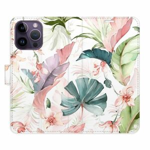 Flipové pouzdro iSaprio - Flower Pattern 07 - iPhone 14 Pro Max obraz
