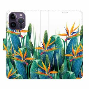 Flipové pouzdro iSaprio - Exotic Flowers 02 - iPhone 14 Pro Max obraz