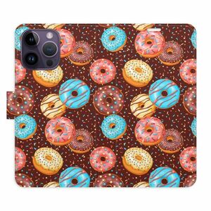 Flipové pouzdro iSaprio - Donuts Pattern - iPhone 14 Pro Max obraz