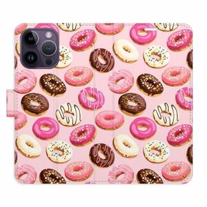 Flipové pouzdro iSaprio - Donuts Pattern 03 - iPhone 14 Pro Max obraz