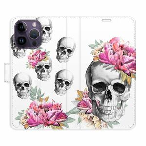 Flipové pouzdro iSaprio - Crazy Skull - iPhone 14 Pro Max obraz