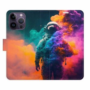 Flipové pouzdro iSaprio - Astronaut in Colours 02 - iPhone 14 Pro Max obraz