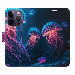 Flipové pouzdro iSaprio - Jellyfish - iPhone 14 Pro obraz