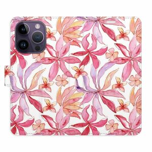 Flipové pouzdro iSaprio - Flower Pattern 10 - iPhone 14 Pro obraz