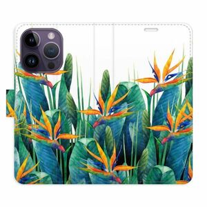 Flipové pouzdro iSaprio - Exotic Flowers 02 - iPhone 14 Pro obraz