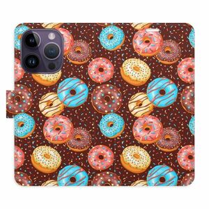 Flipové pouzdro iSaprio - Donuts Pattern - iPhone 14 Pro obraz