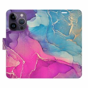Flipové pouzdro iSaprio - Colour Marble 02 - iPhone 14 Pro obraz