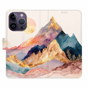 Flipové pouzdro iSaprio - Beautiful Mountains - iPhone 14 Pro obraz